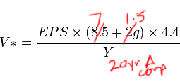 Graham Formula (Modified)